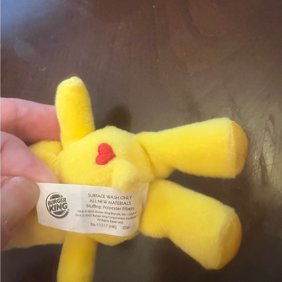 Care Bears Yellow Funshine Bear with Clip, Burger King Kid Meal Toy - Picture 5 of 6